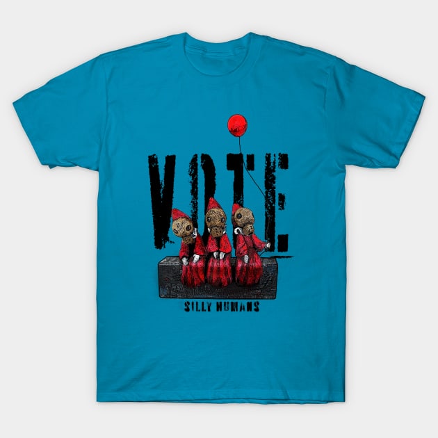 VOTE Silly Humans T-Shirt by LisaSnellings